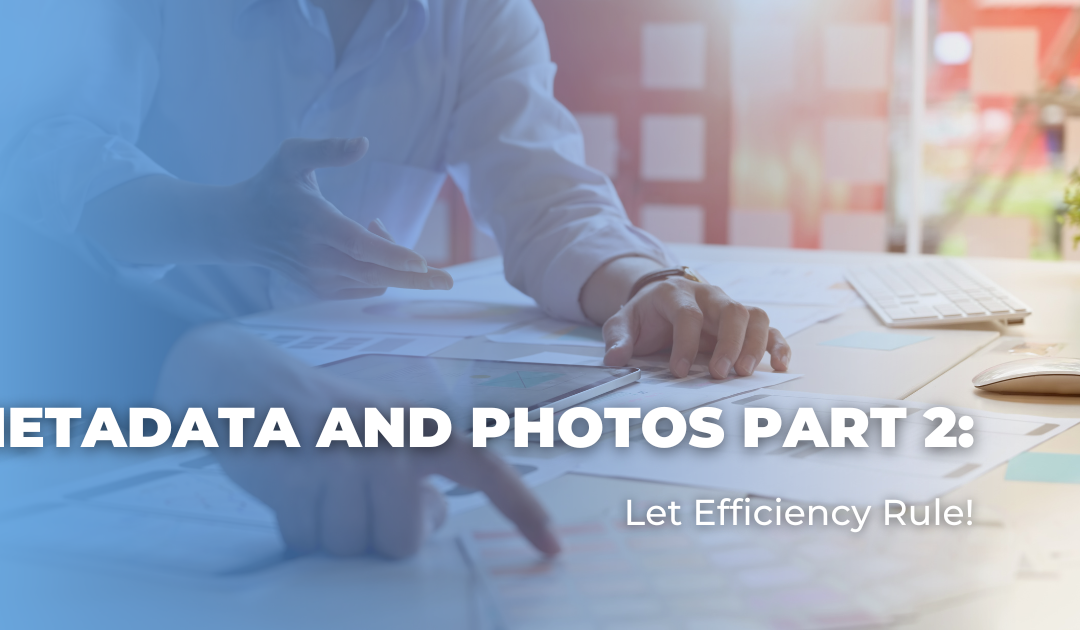 Metadata and Photos Part 2: Let Efficiency Rule!